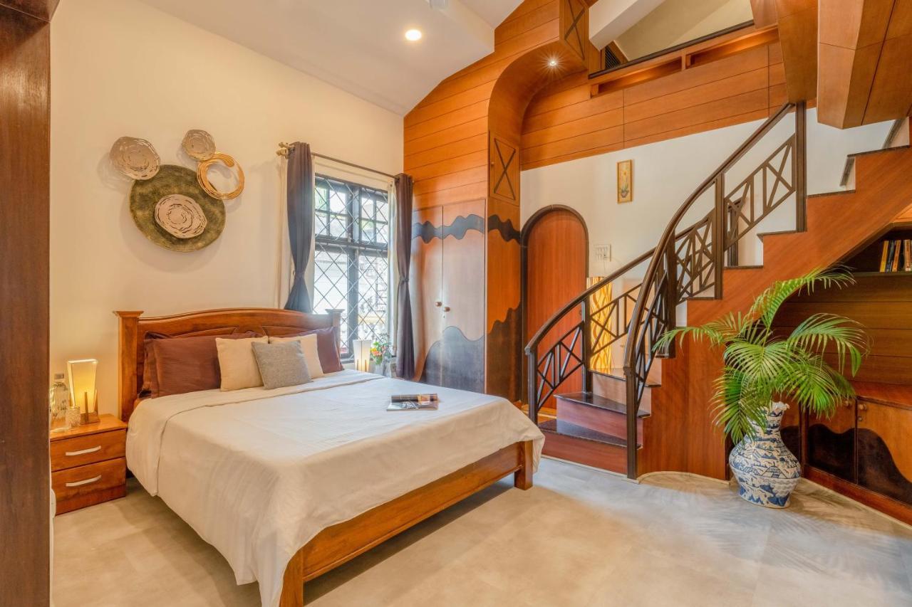 Вилла Casa Amarela - Lux Portuguese 4Bhk In North Goa Альто-Порворим Экстерьер фото